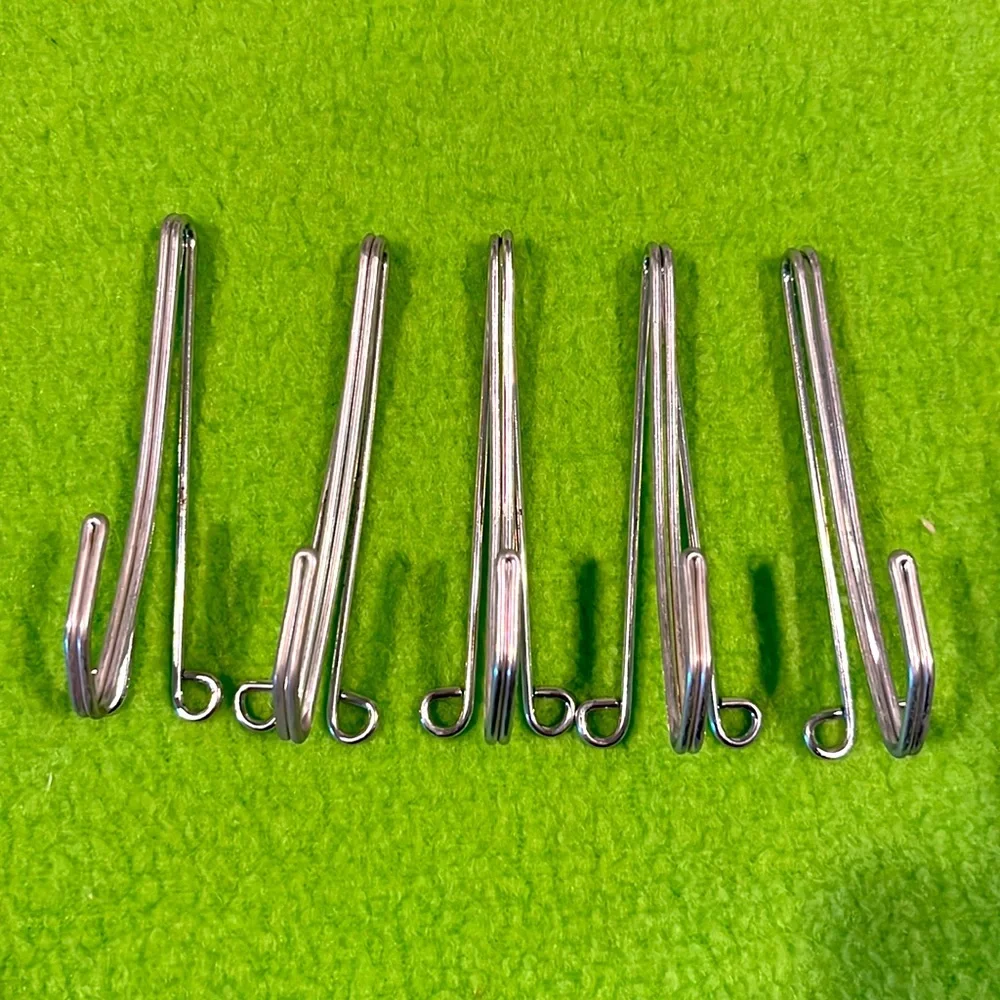 117 Drapery Slip-On Pin Hooks Assorted Sizes